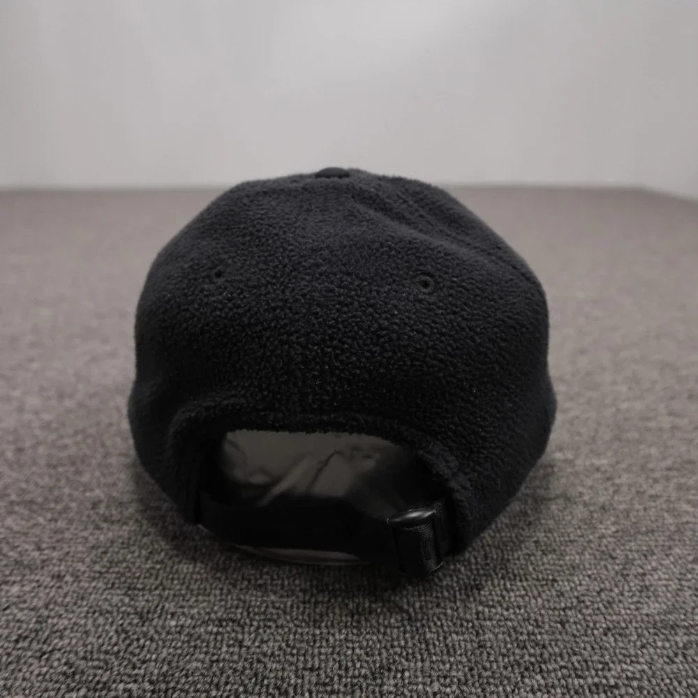 Under Armour Hat Cap Strap Back Mens One Size Black Fleece Baseball Winter